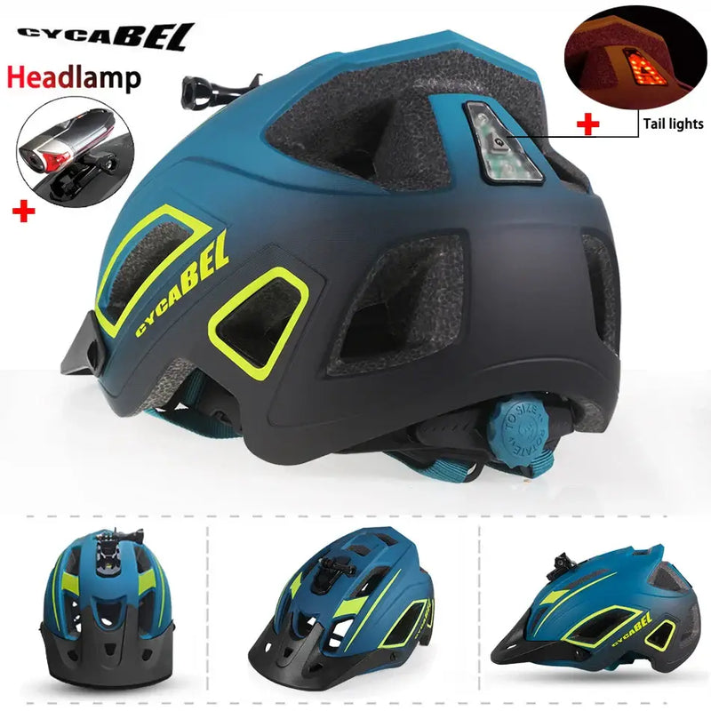 2023 NEW Cycling Helmet with LED Light