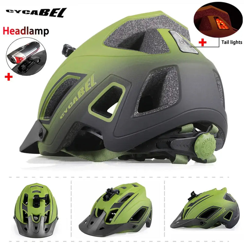 2023 NEW Cycling Helmet with LED Light