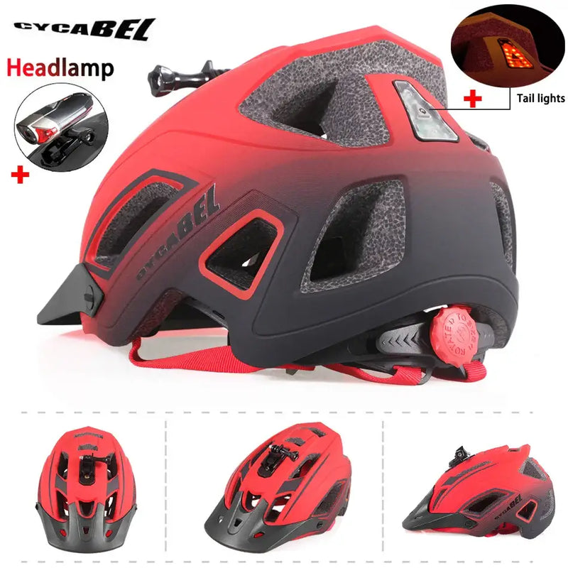 2023 NEW Cycling Helmet with LED Light