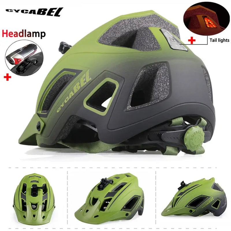 2023 NEW Cycling Helmet with LED Light