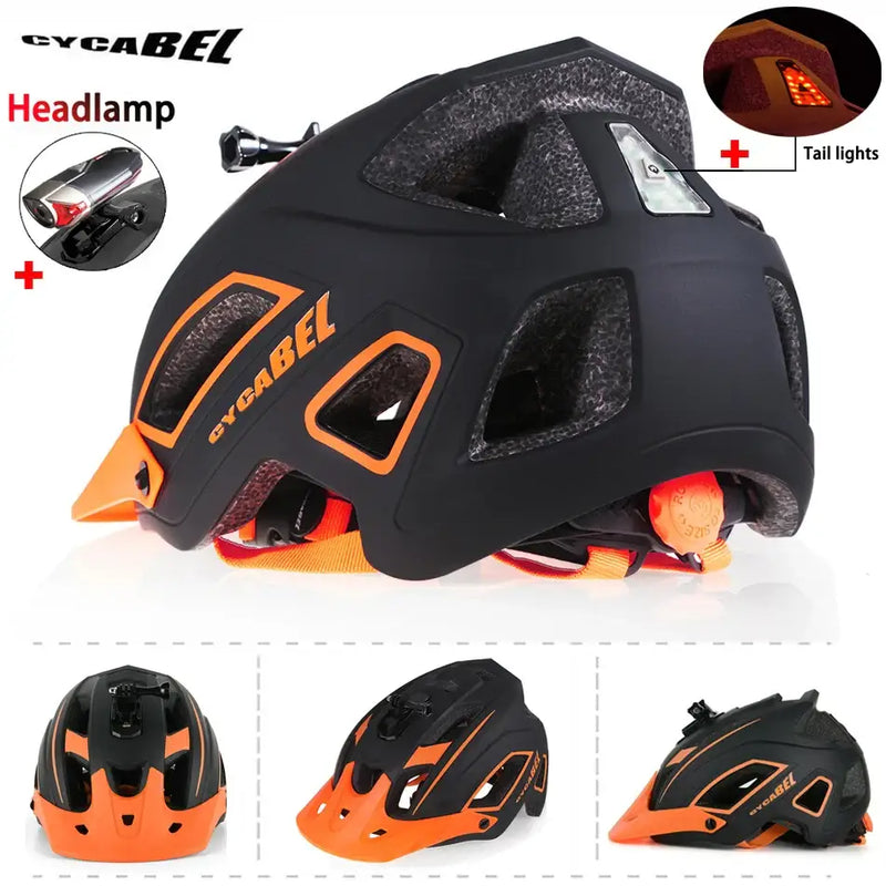 2023 NEW Cycling Helmet with LED Light