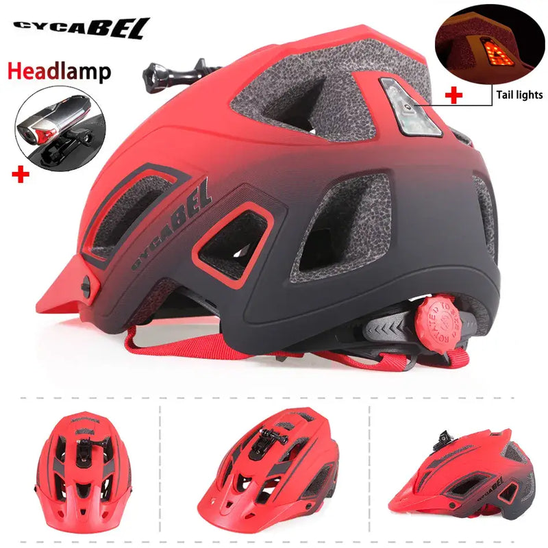 2023 NEW Cycling Helmet with LED Light