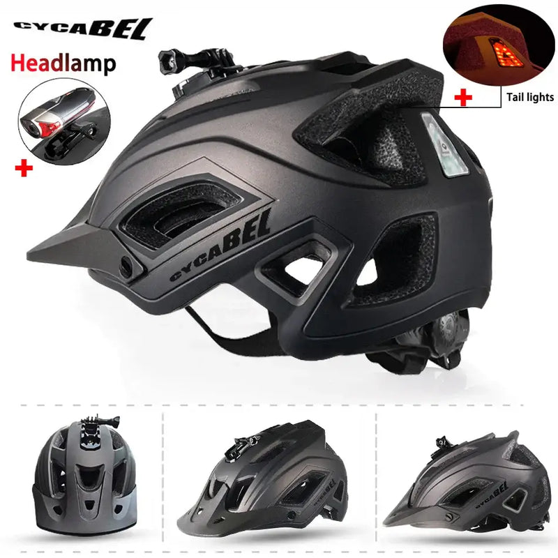 2023 NEW Cycling Helmet with LED Light