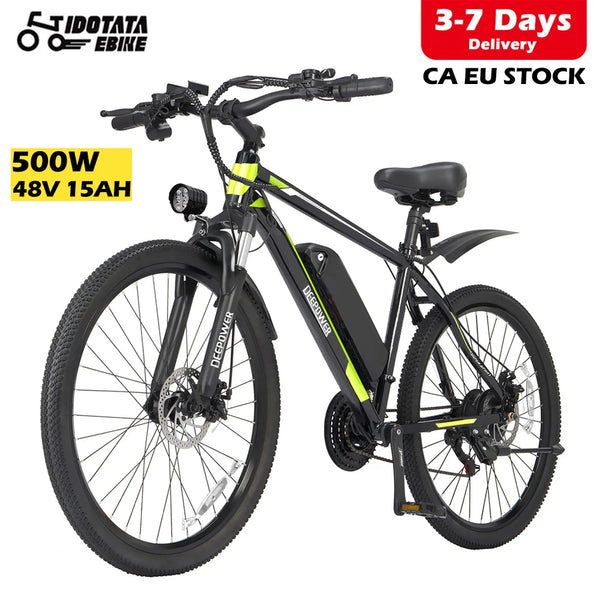 Idotat Electric Bicycle 48V Lithium Battery 500W 21-Speed