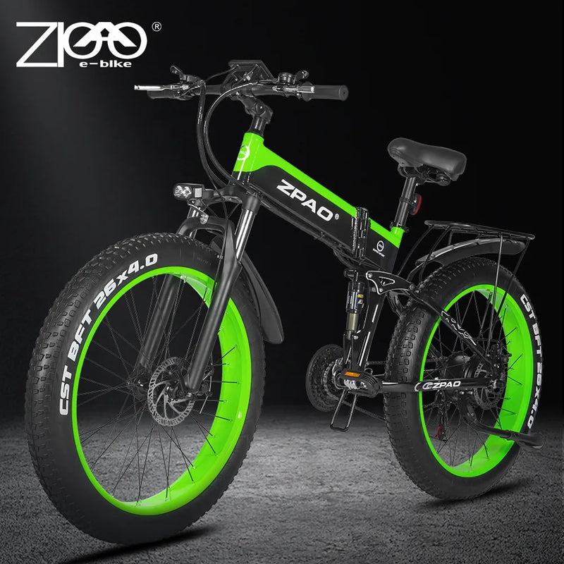 ZPAO Electric Mountain Bike 1000W