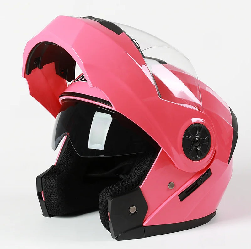 Professional Racing Flip Up Helmet - DOT Certification