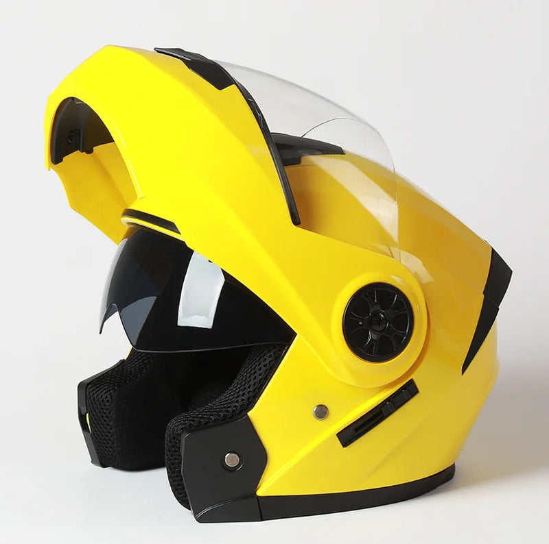 Professional Racing Flip Up Helmet - DOT Certification