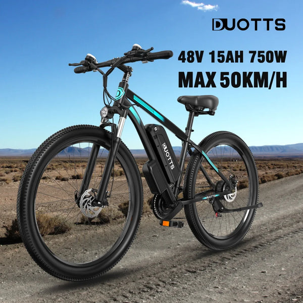 DUOTTS C29 Electric Bike 29 Inch 750W 48V 15Ah Battery