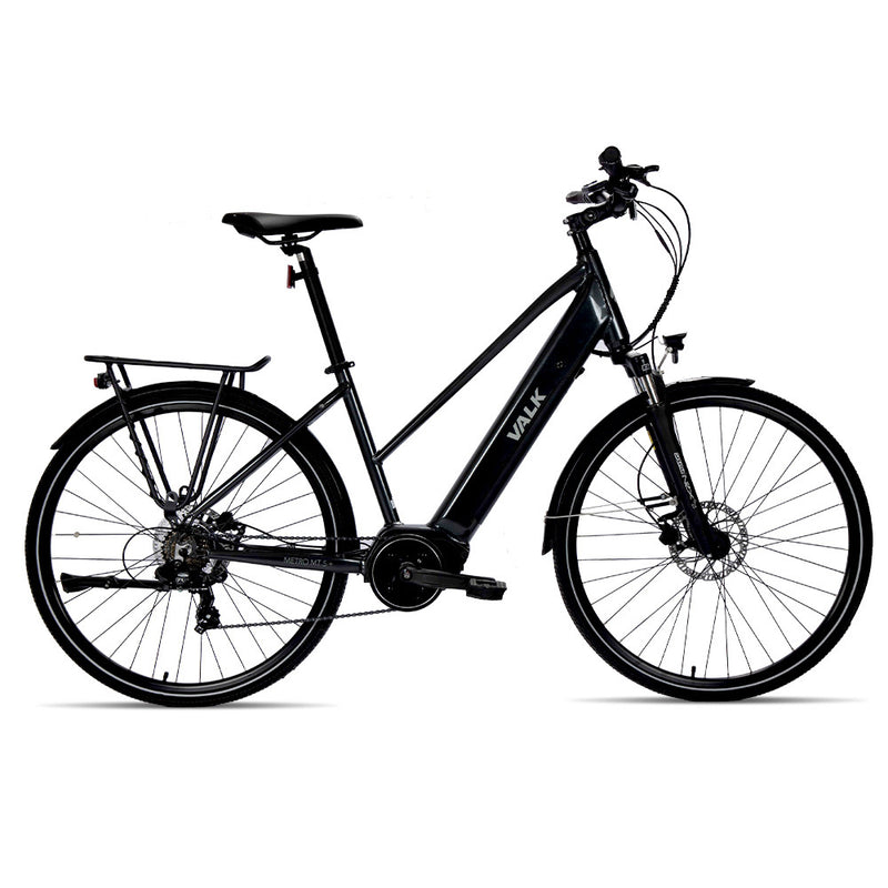 2023 VALK Metro MT 5 + Electric Hybrid Bike - Medium - Dark Grey