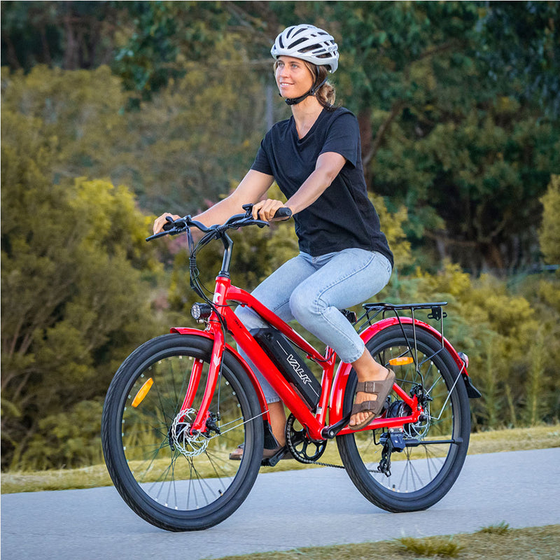 VALK VISTA Women’s Electric Bike 36V 250W red