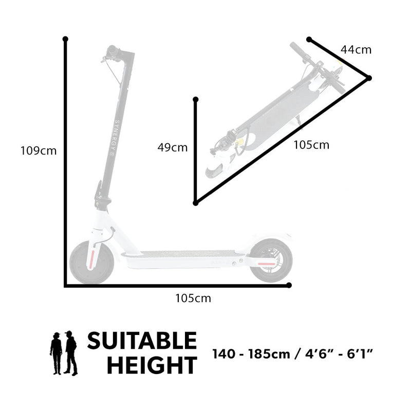 VALK 400W Electric Scooter Synergy 5 MkII White