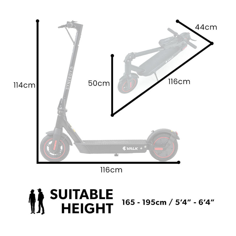 VALK Synergy 7 MkII 500W Electric Scooter 37V 15Ah